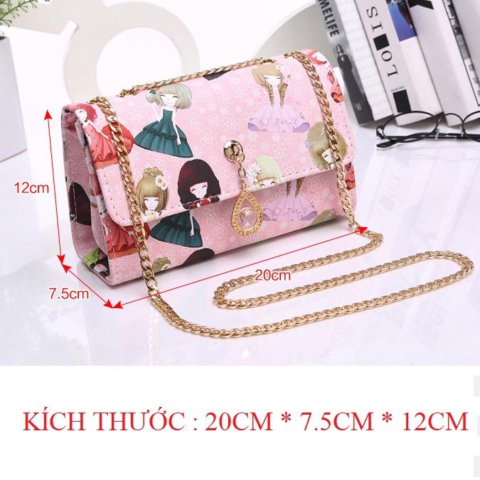 [HCM]Túi Đeo Chéo Họa Tiết