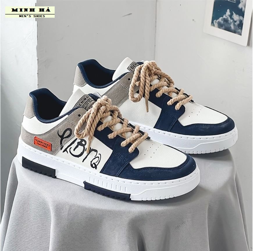 Giày Sneaker nam phong cách SP - 022 phối màu cực đỉnh, giày nam đẹp phong cách trẻ trung, năng động