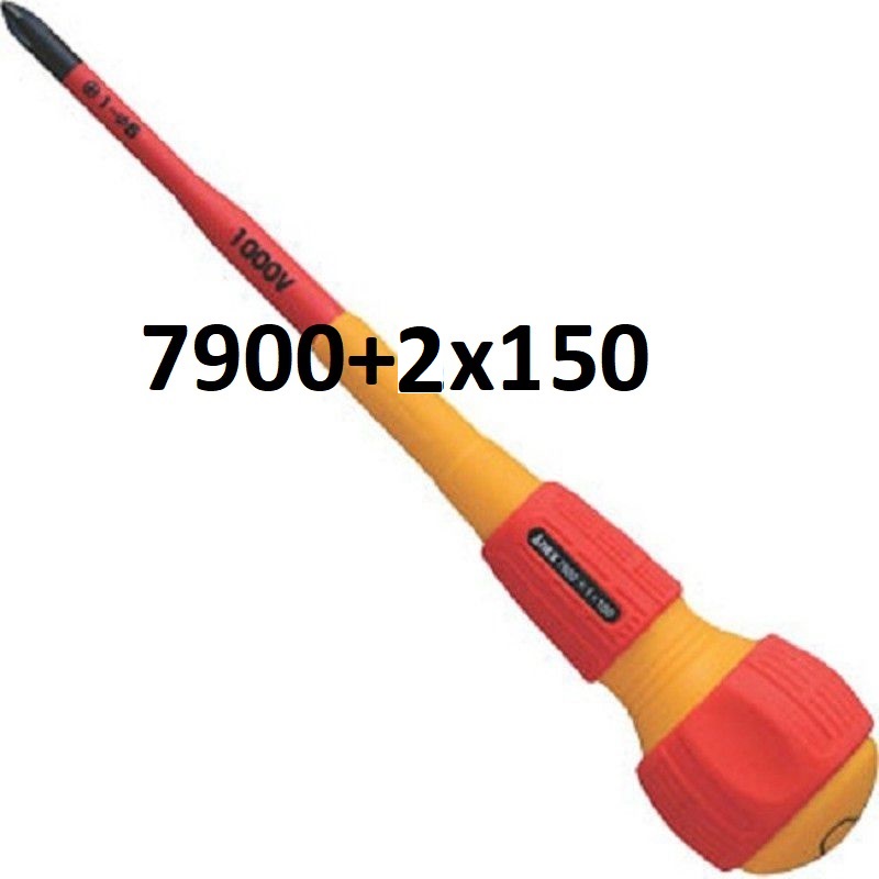 Tô vít cách điện cán tròn bake No.7900 Anex Nhật Bản