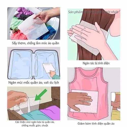 (Tách Lẻ) Giấy Thơm Quần Áo Kirkland của Mỹ