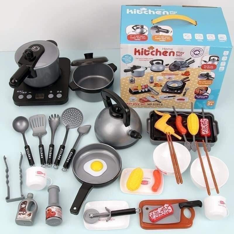 Bộ đồ chơi nấu ăn 36 món kèm đồ ăn