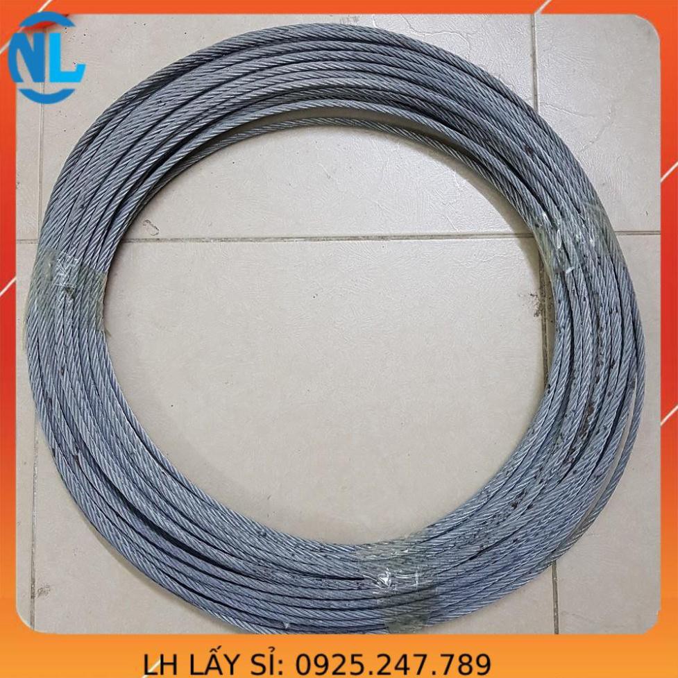 Dây cáp thép mạ 6mm tính theo như hình capthepgiasi.