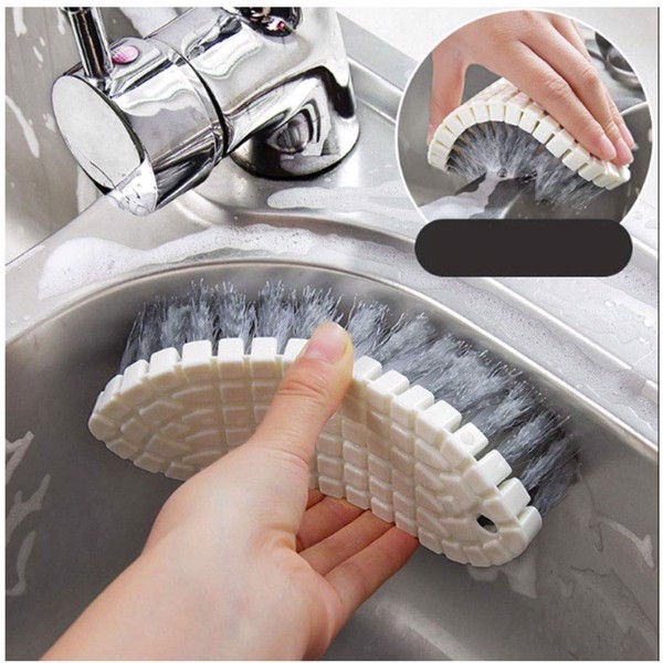 Bồn Rửa Nhà Bếp Có Thể Uốn Cong Bàn Chải Làm Sạch Bếp Mềm Bồn Tắm Góc Bàn Chải Đa Năng Trang Chủ Nhà Bếp Phòng Tắm Dụng Cụ Làm Sạch