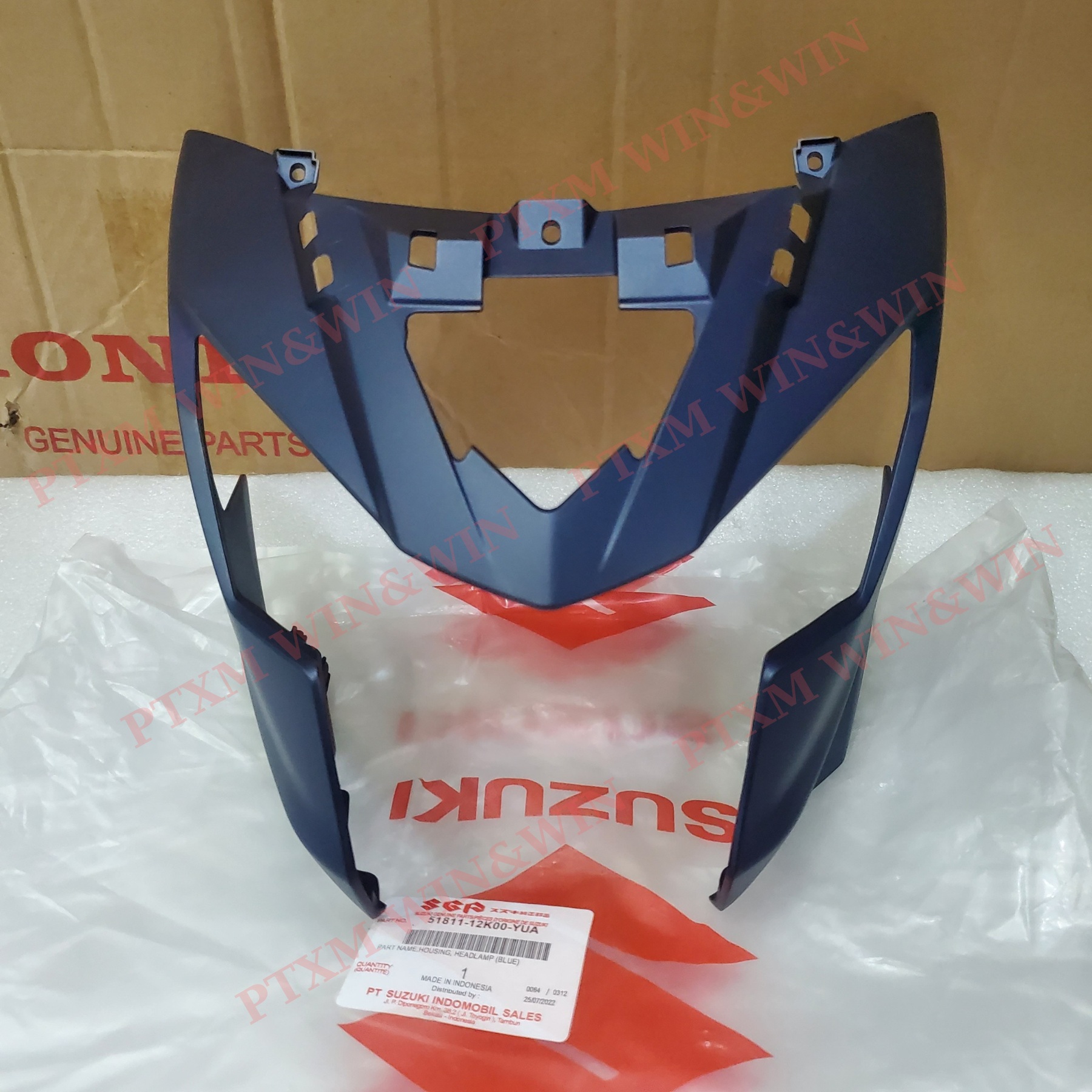 Ốp đầu - Ốp chóa đèn Raider Fi, Satria Fi zin mới