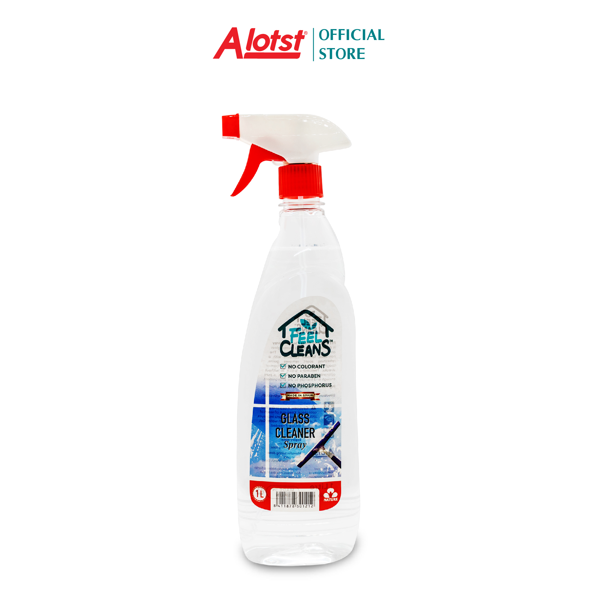 Nước lau xịt kính FeelCleans 1 Lít