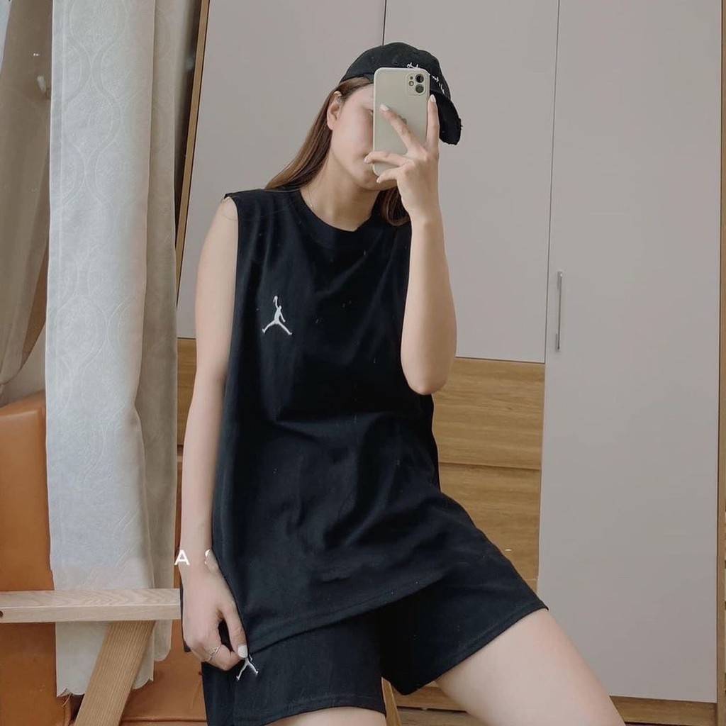 Bộ áo tanktop người bắt bóng + quần đùi mẫu mới HARI