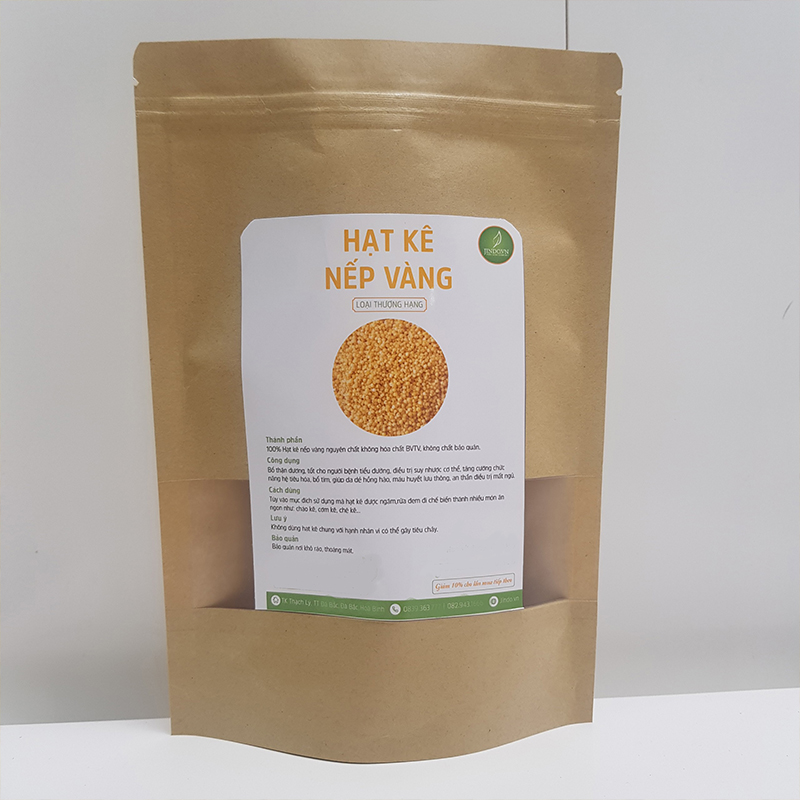 Hạt kê nếp vàng, hạt to đã tách vỏ [1KG] - DB117
