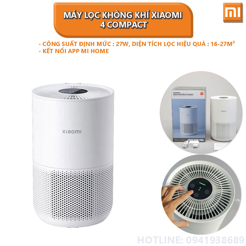 Xiaomi 4 compact air purifier-12 months warranty