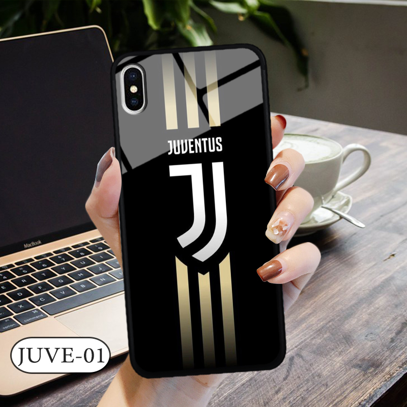 Ốp kính 3D IPHONE XS MAX - in biểu tượng đội bóng