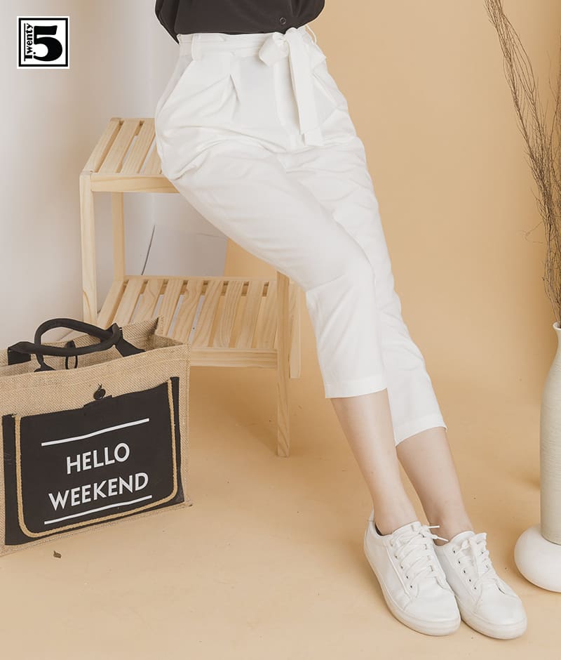 Quần baggy nữ thiết kế thắt nơ TWENTYFIVE M615