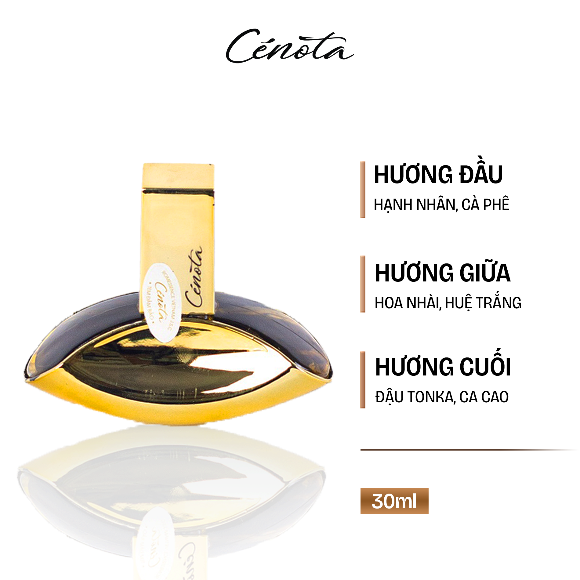 Nước hoa nữ Cenota Si Sexy 30ml ngọt ngào quyến rũ, 100% hương hoa từ Pháp
