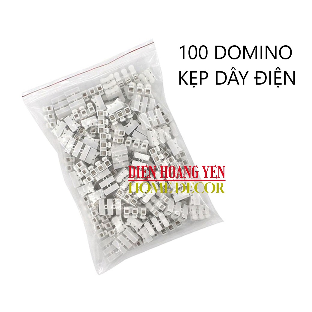 100 Quick-Connect Ch2 Domino Electrical Wire Connectors