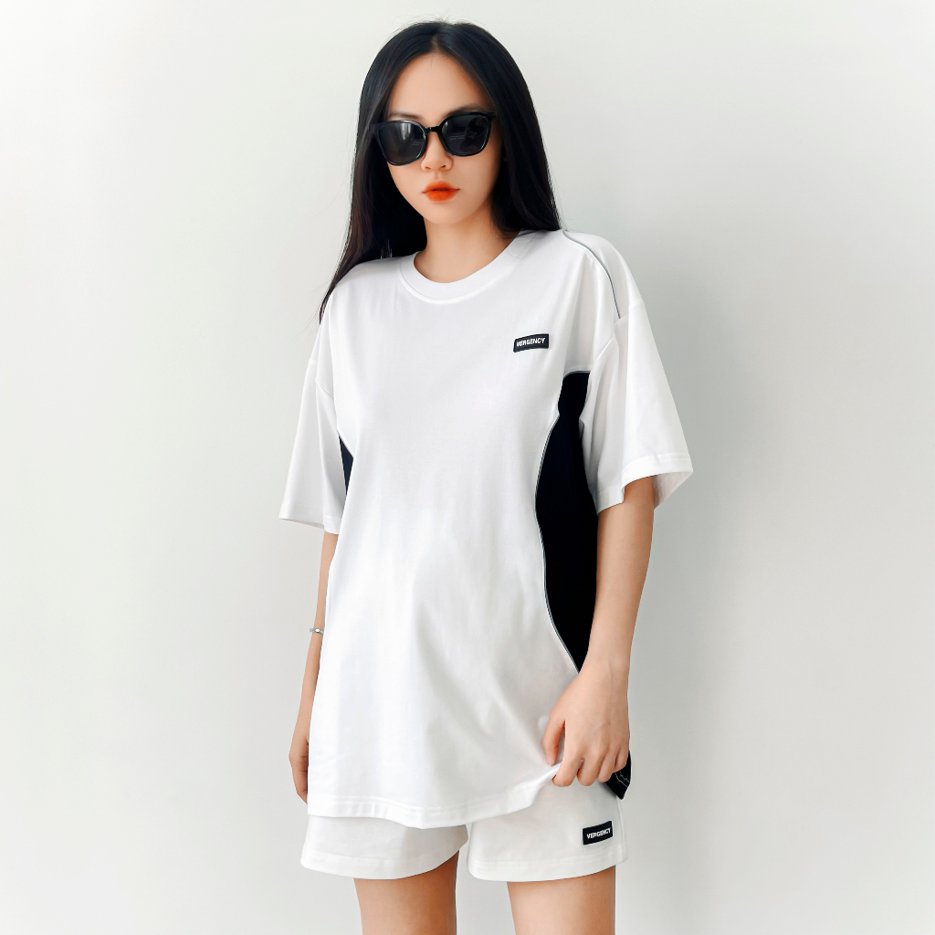 [lazsohot1 -20% đơn 99K] Áo thun Vergency nam nữ 011 BlokeCore/ Gray, white