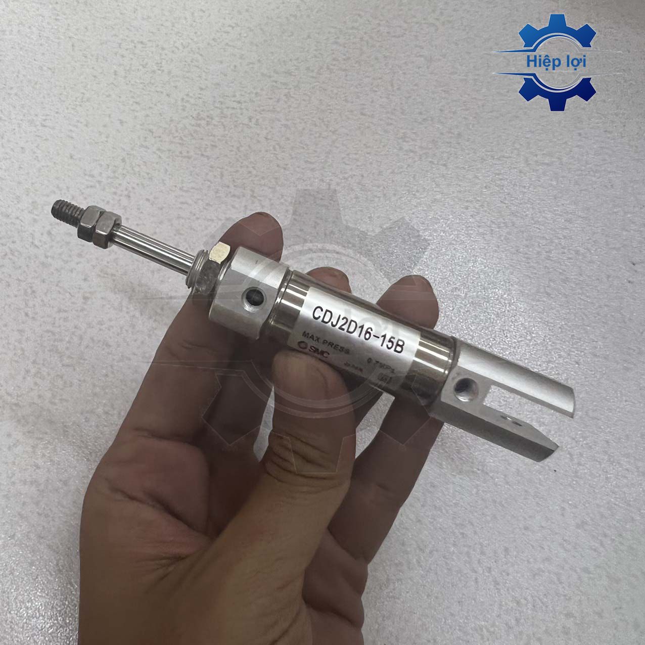 Xi Lanh Inox Nhỏ SMC CDJ2D10/16 – Ben Hơi Mini Chống Gỉ – Lắp Máy Nhỏ Gọn, Hoạt Động Chính Xác