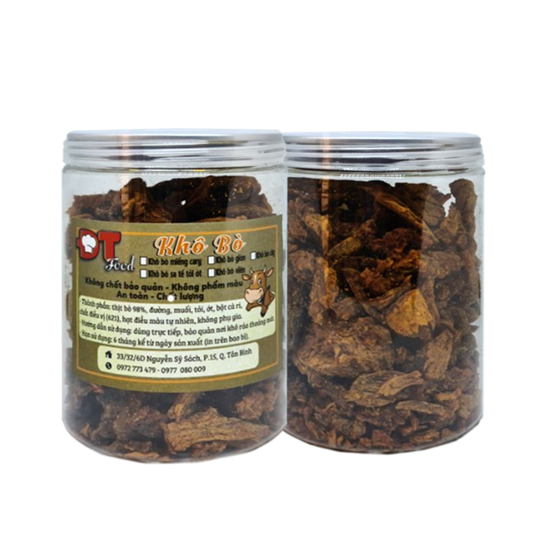 Khô Bò Giòn DTFood 250g