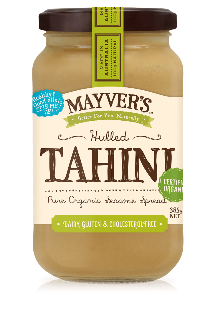 Bơ hạt vừng bóc vỏ hữu cơ Mayver s Organic Tahini 385gr