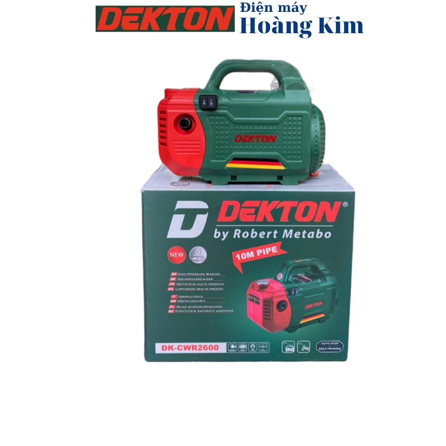 Máy Rửa Xe Dekton DK-CWR2950 Chỉnh áp