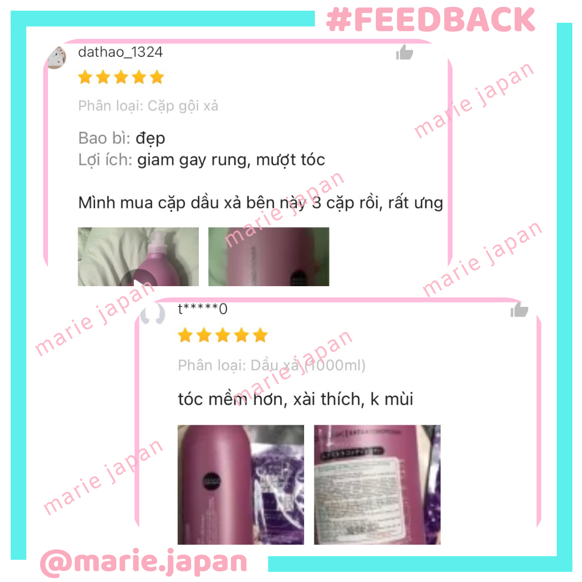 Set Gội Xả Suôn Mượt Tóc Salonlink Nhật Bản 1000ml