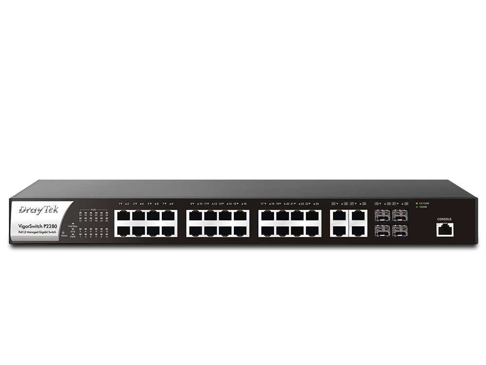 Thiết bị chia mạng Draytek VigorSwitch P2280