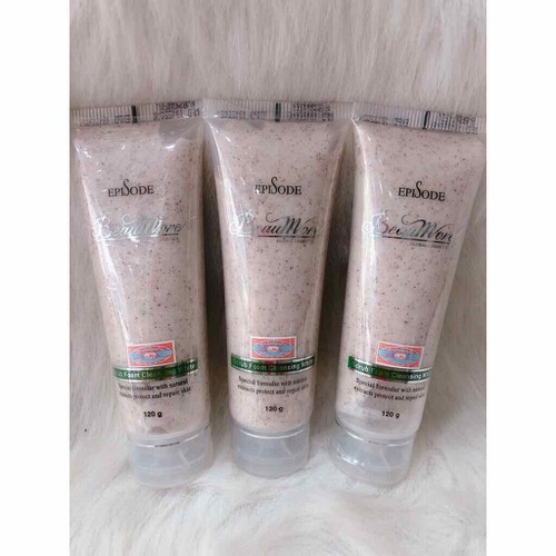 Sữa Rửa Mặt Hạt Mơ - Beaumore Scrub Foam Cleansing White
