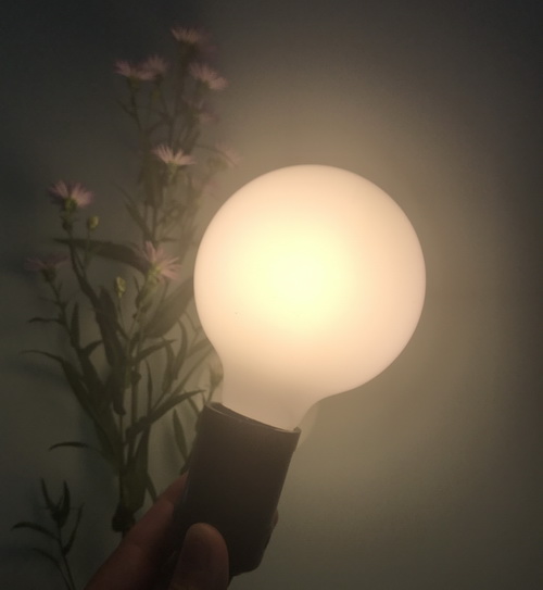 Bóng đèn led G80 thủy tinh màu
