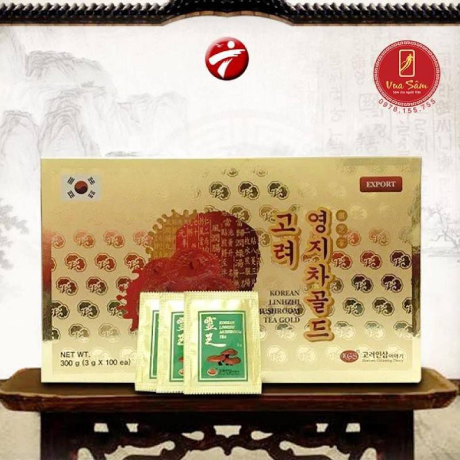 Trà linh chi kgs 300g