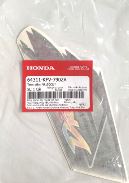 Bộ Tem Super Dream 2006 Bạc Tím Honda Chính Hãng