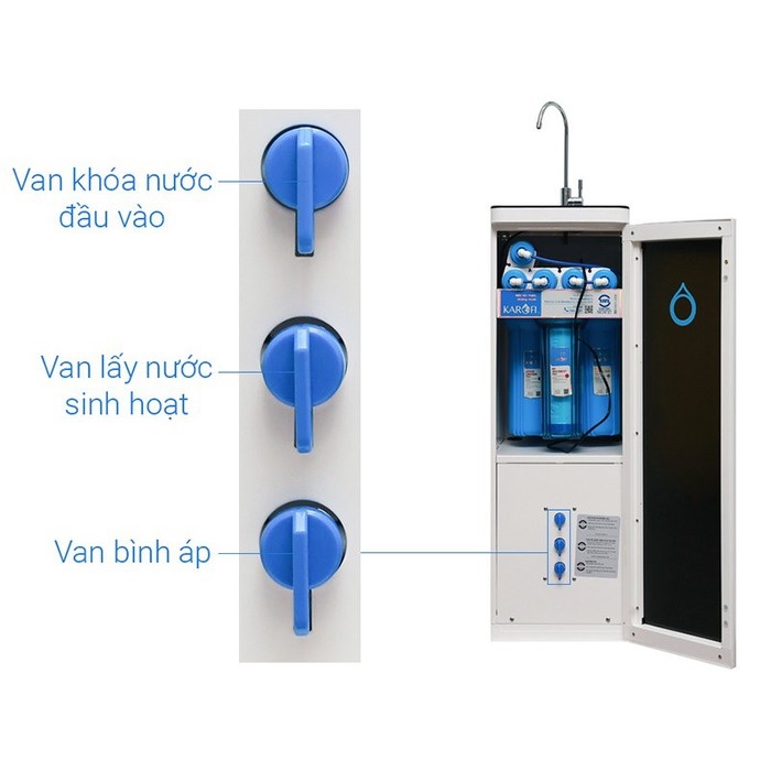 Máy lọc nước RO Karofi OPTIMUS i2 O-i229/A (9 cấp lọc - Lõi ORP)