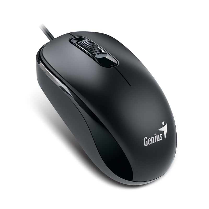[HÀNH CHÍNH HÃNG ] Chuột Genius USB có dây DX-110 (ĐEN) 1200DPI[BẢO HÀNH 24 THÁNG]