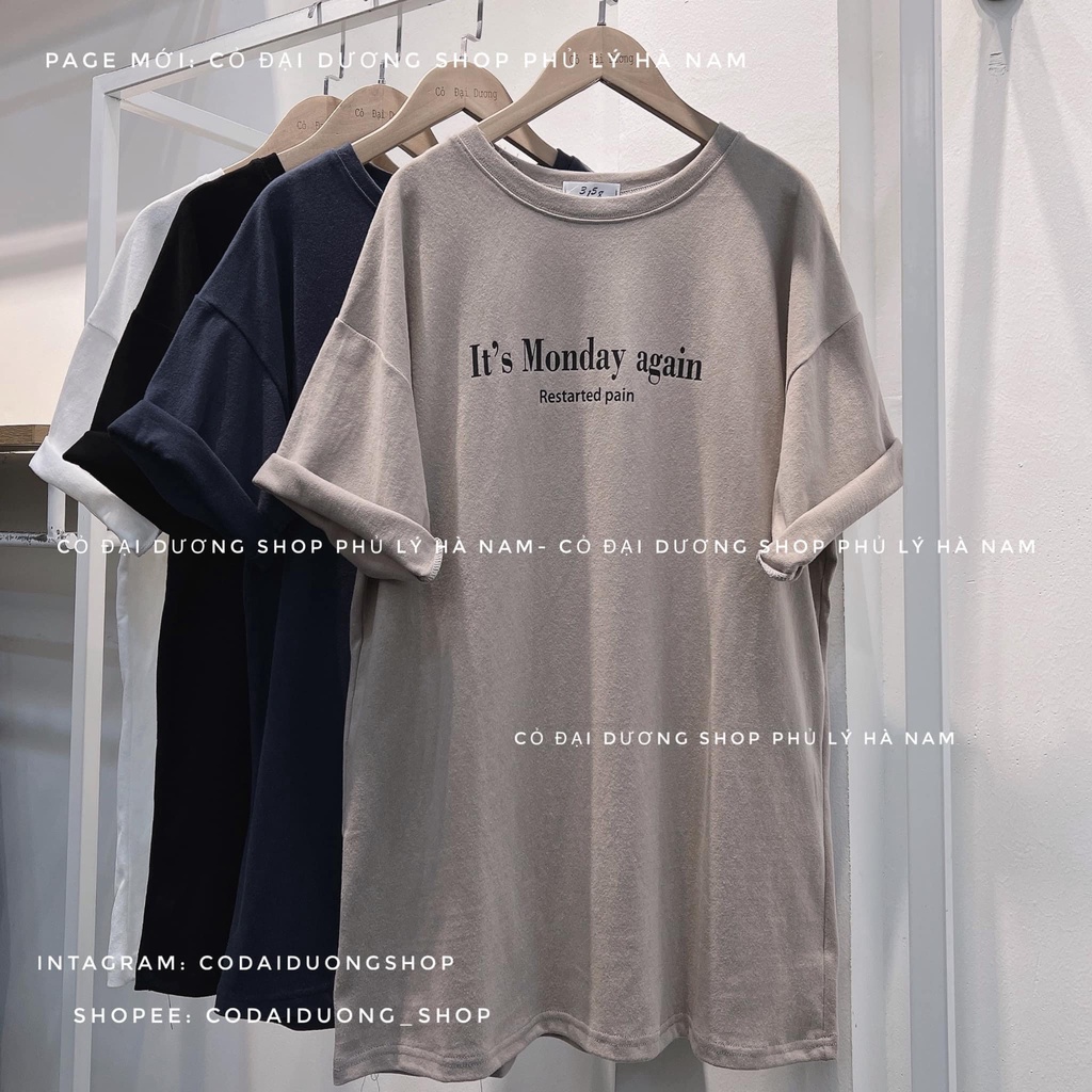 Áo Thun Tay Lỡ It's Monday Samsam4896