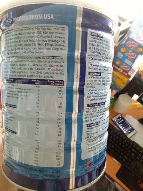Sữa CaloSure 900g date luôn mới