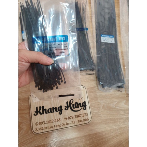 Bịch dây rút nhựa 10cm , 15cm, 20cm, 25cm
