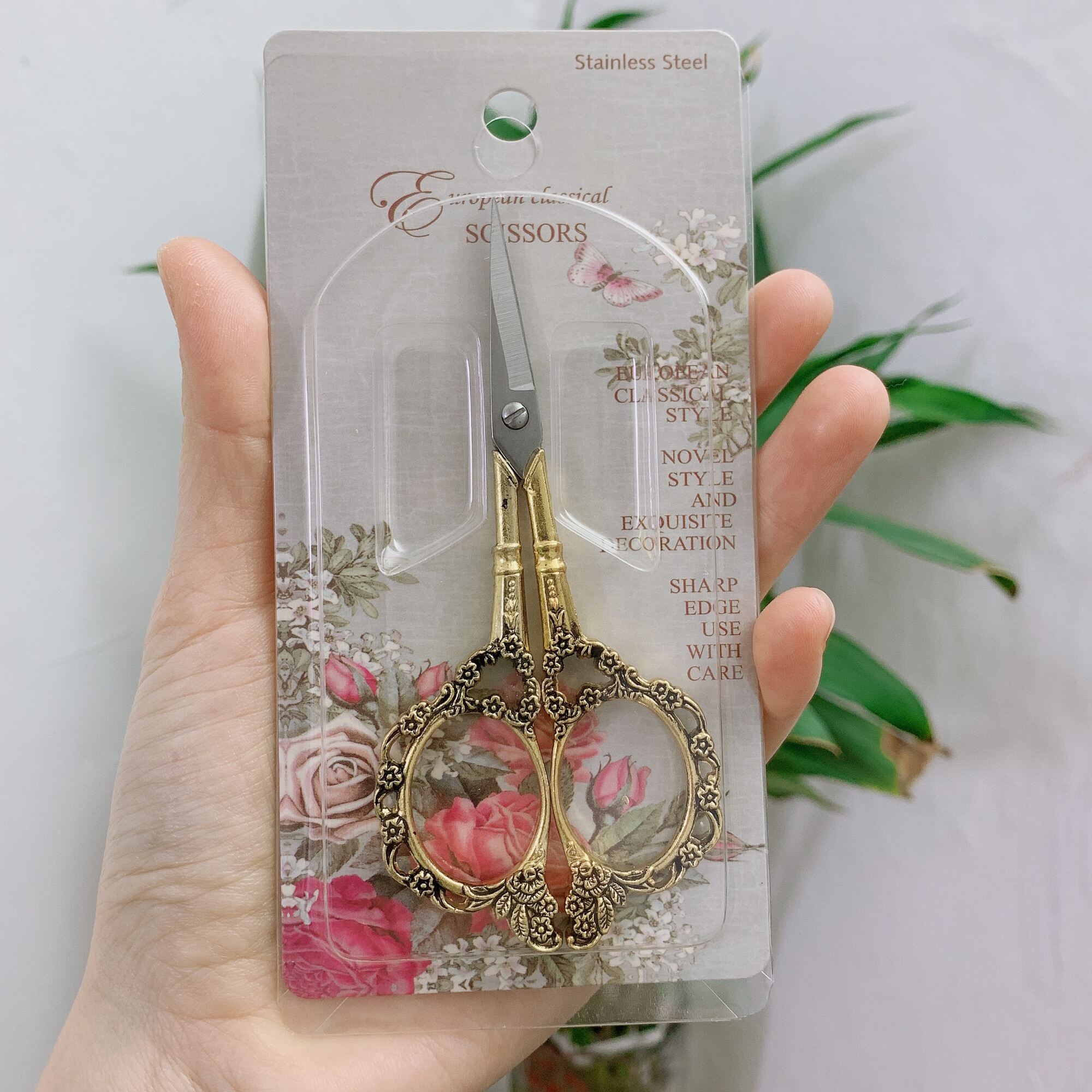 kéo cắt form móng hoàng cung - phụ kiện nail