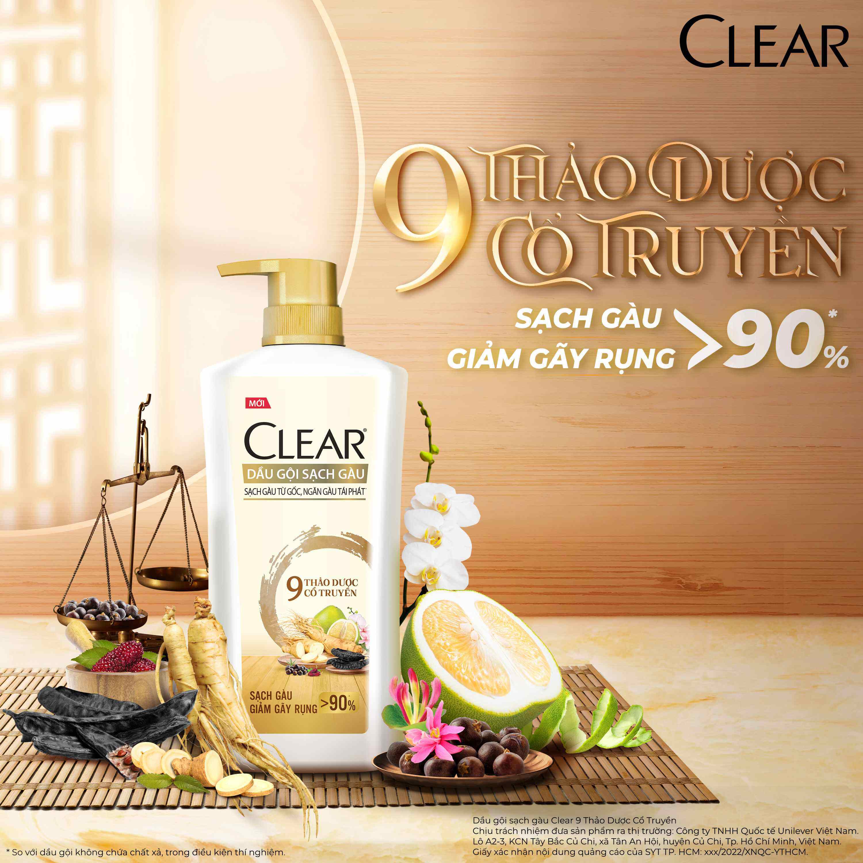[Hàng tặng không bán - HB Gift] Dầu gội Clear 9 loại thảo dược mới 70g (mẫu ngẫu nhiên)