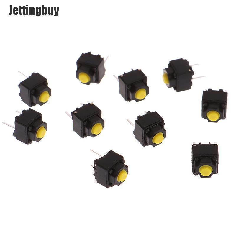 Jettingbuy 10pcs Mute Button 67.3mm Silent Switch Micro Mouse Button Switch
