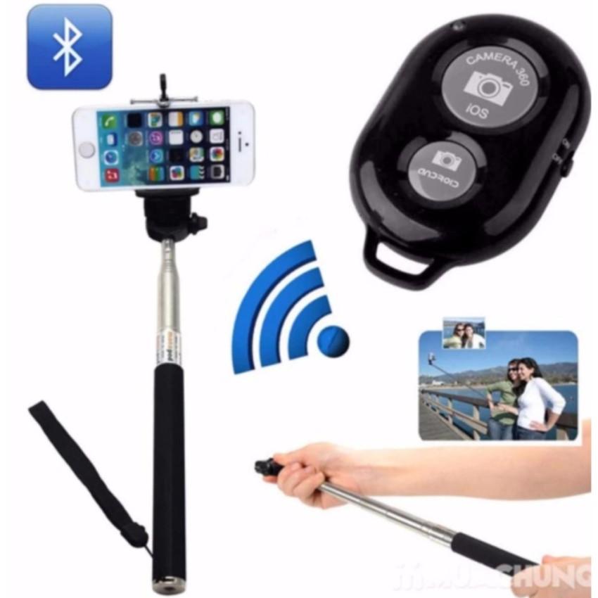 Remote chụp ảnh cho điện thoại Bluetooth Shutter (Màu Đen)