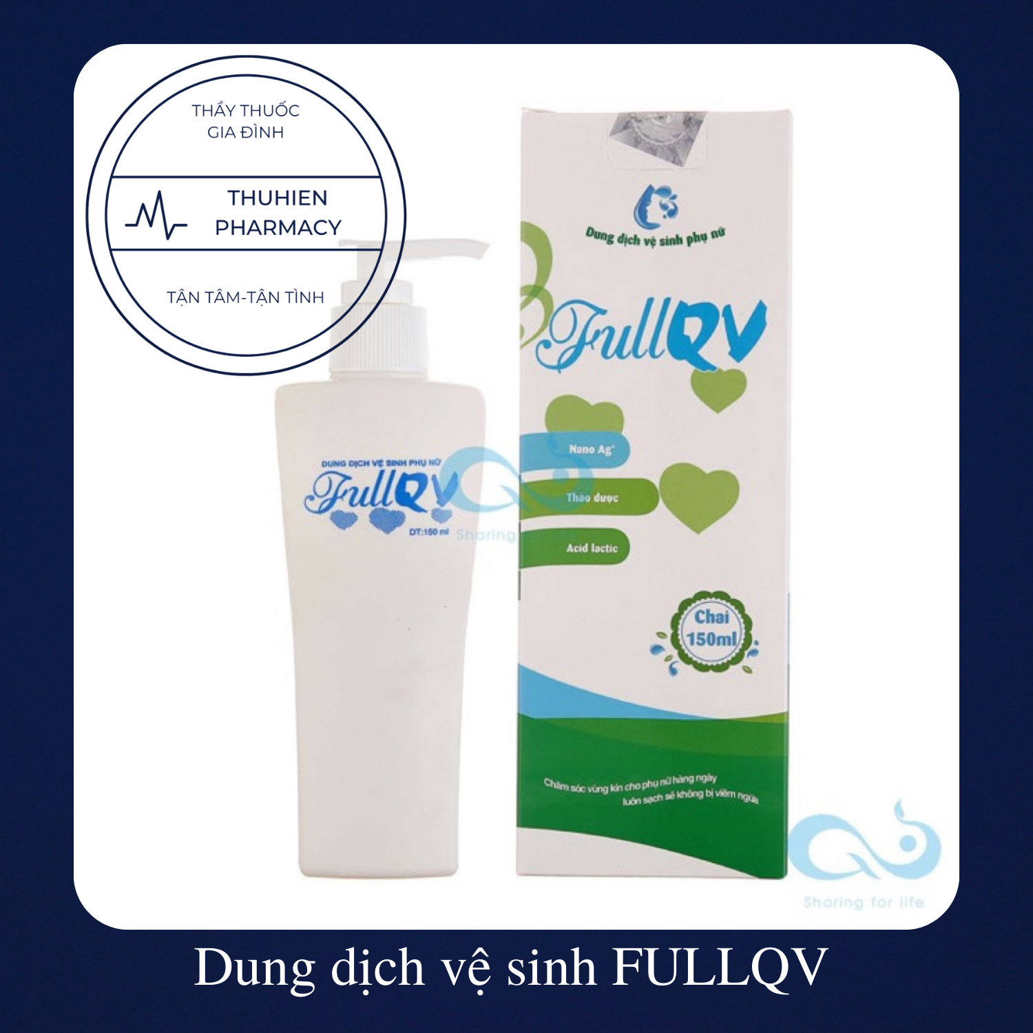 FullQV (Chai 150ml)-Dung dịch vệ sinh phụ nữ
