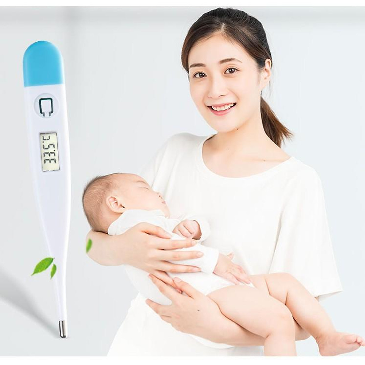 Nhiệt kế điện tử đo độ kẹp nách, kẹp miệng