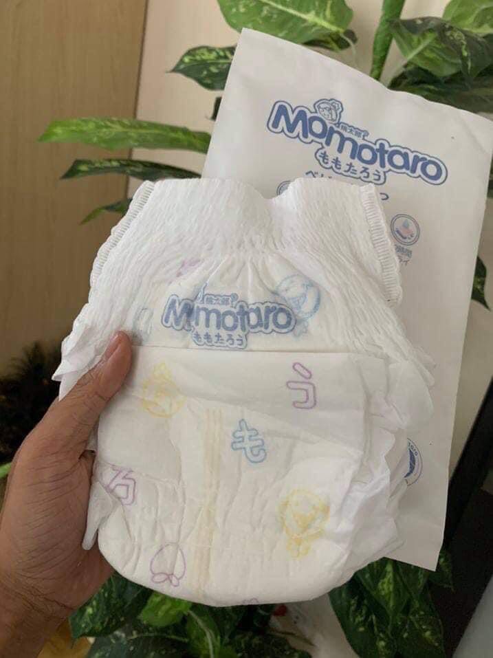 ( TẶNG 1 KHĂN GIẤY ƯỚT ) COMBO 2 BỊCH BỈM MOMOTARO ĐỦ SIZE DÁN QUẦN