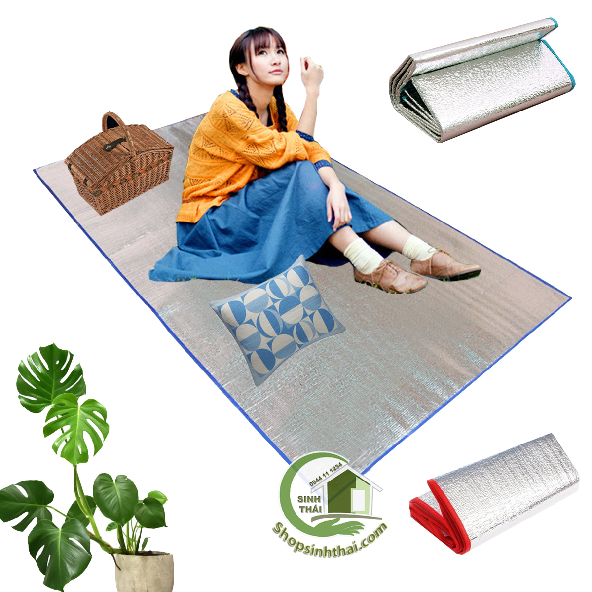 [ Kho chiếu sỉ ] Chiếu ngủ văn phòng 50cm x 190cm - chiếu bạc êm ái [ loại dày 3.5ly]