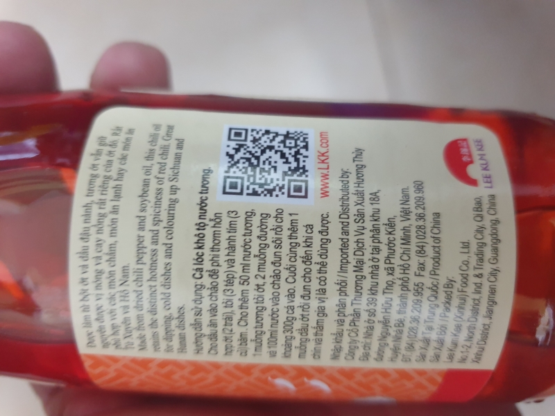 Dầu Ớt Lee Kum Kee 207ml
