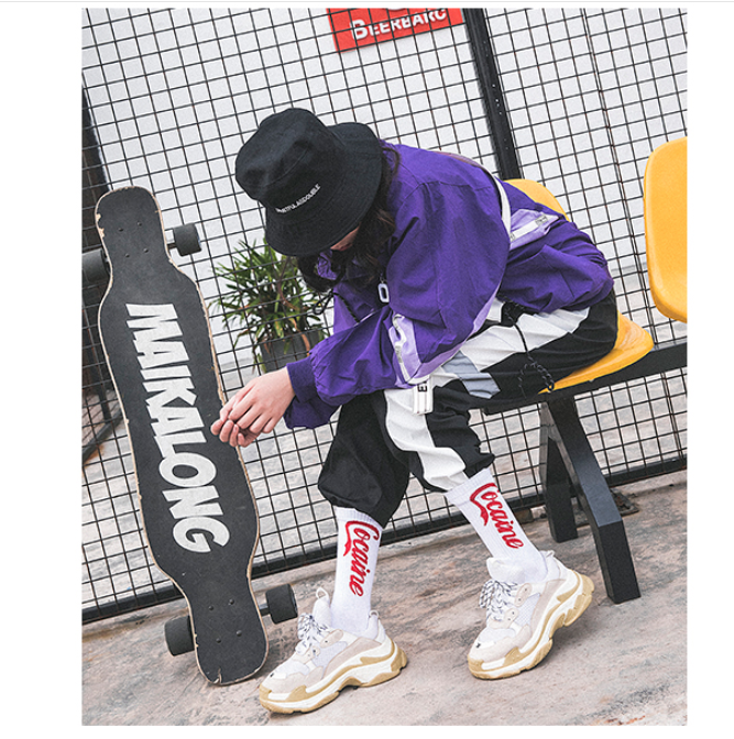 SET 3 đôi Tất Vớ COCA + RESPECT Cao cổ phong cách OFF WHITE