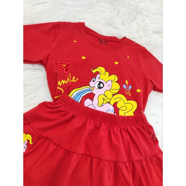 Set Áo Váy Ngựa Pony Cho Bé Gái