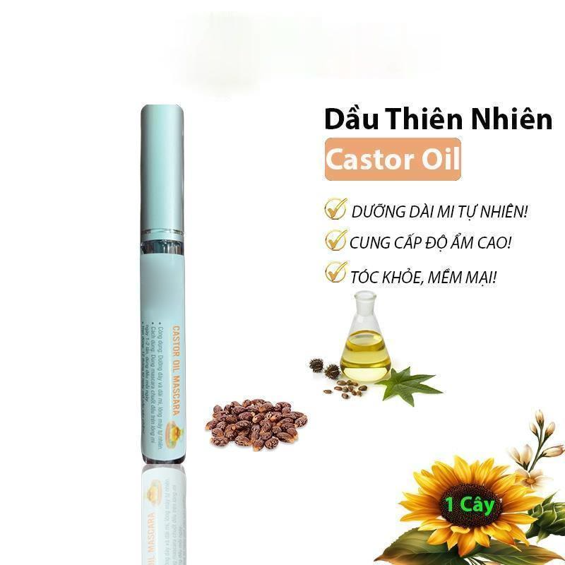Mascara Organic Castor 8ml (Dầu Thầu Dầu)