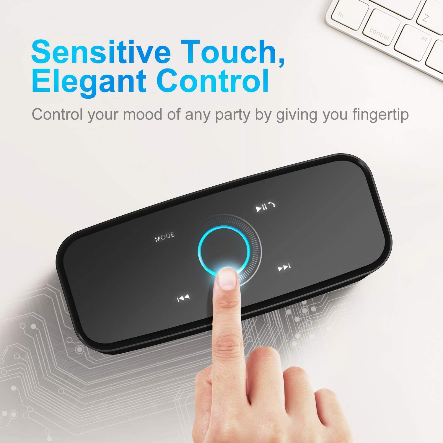 Loa Bluetooth DOSS Soundbox Touch | Hàng chính hãng