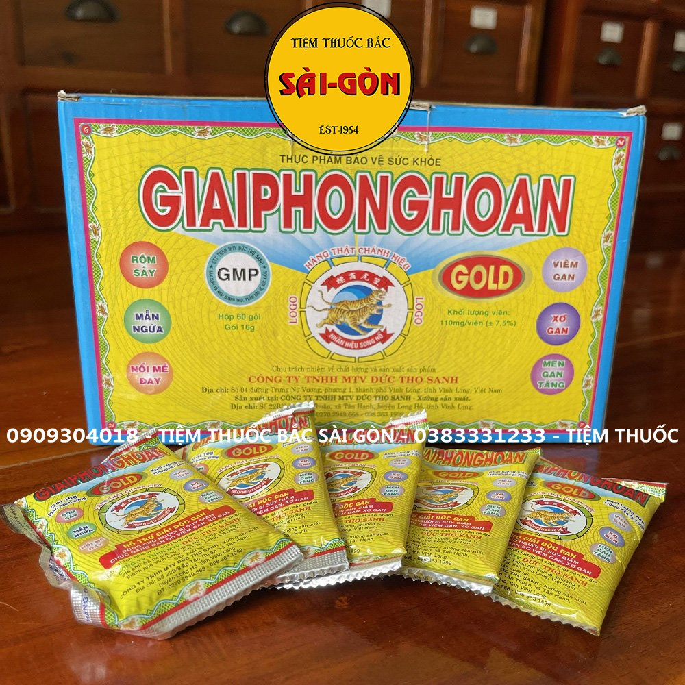 [HCM]Giải Phong Hoàn Đức Thọ Sanh - Gói 16g Mẫu Mới GMP