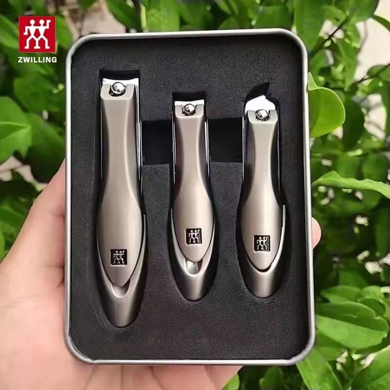 Bộ bấm móng tay thương hiệu đức 3 chi tiết chất liệu thép không gỉ cao cấp