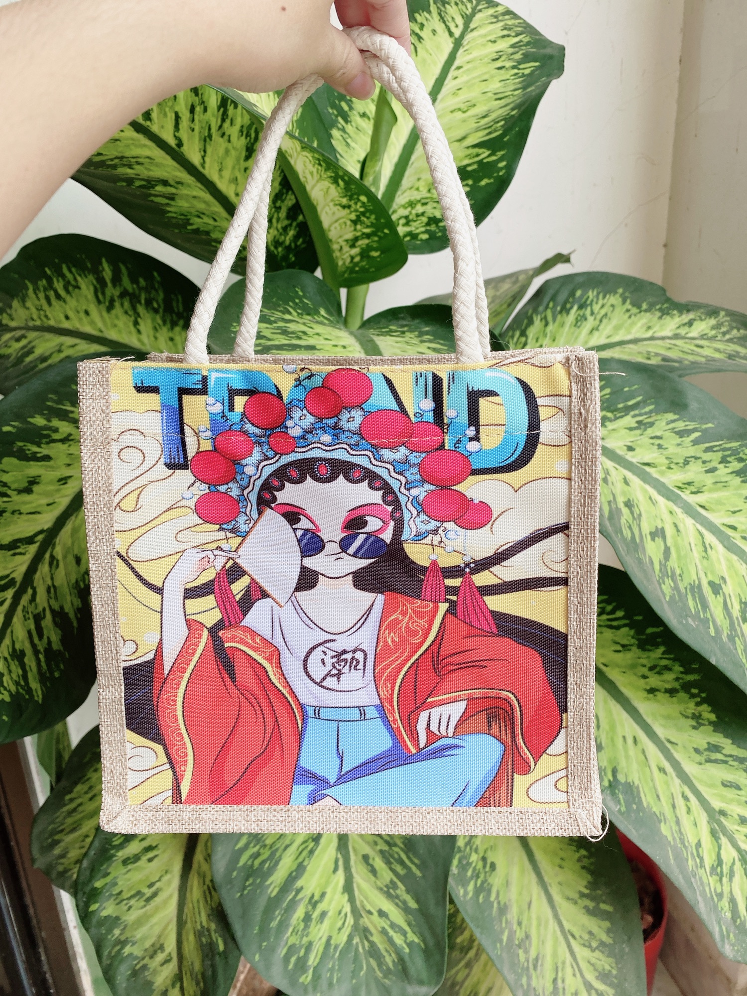 Túi cói mini