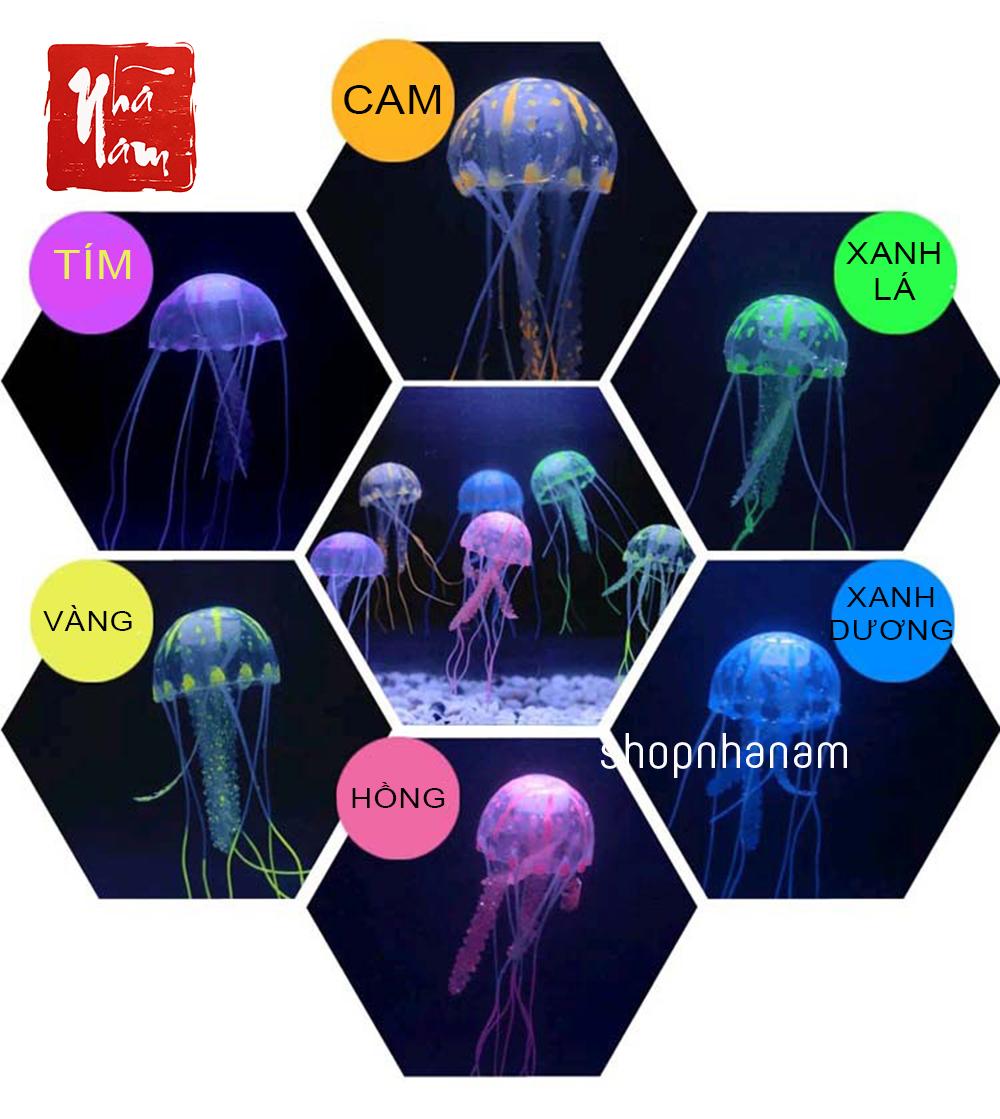 Sứa nhân tạo phát sáng độc đáo trang trí bể cá cảnh