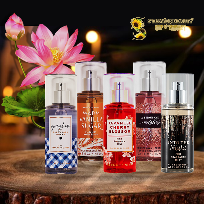 A THOUSAND WISHES | Travel Size 75ml | Xịt Thơm Nước Hoa Toàn Thân Size Mini Bath & Body Works Body Fragrance Mist